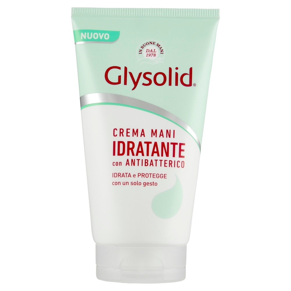 Glysolid Crema Mani Idratante con Antibatterico 75 ml